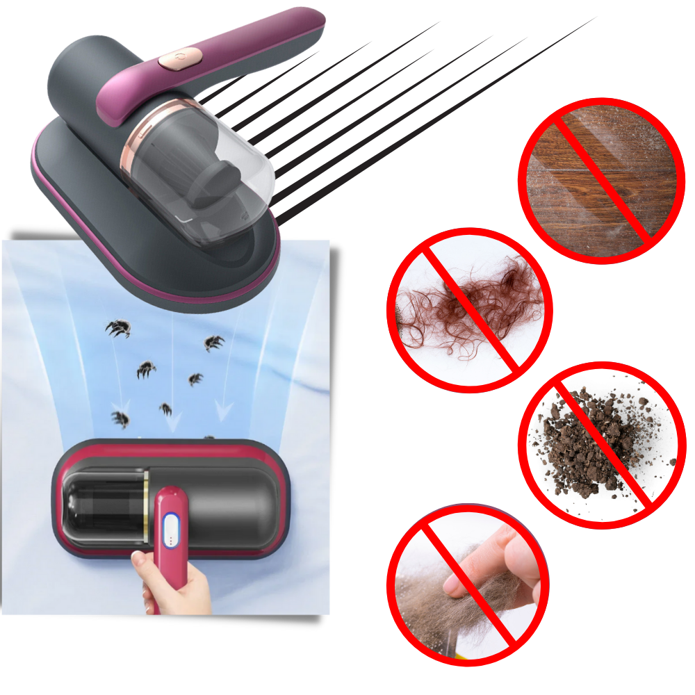 Cordless UV-C Mattress Vacuum – 10000Pa Dust Mite Cleaner