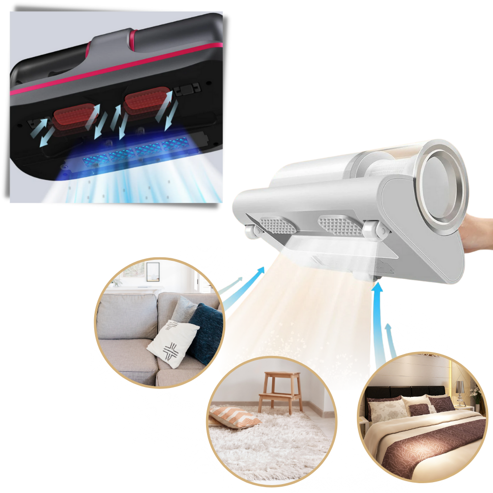 Cordless UV-C Mattress Vacuum – 10000Pa Dust Mite Cleaner