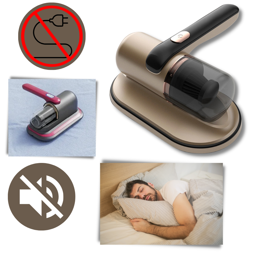 Cordless UV-C Mattress Vacuum – 10000Pa Dust Mite Cleaner