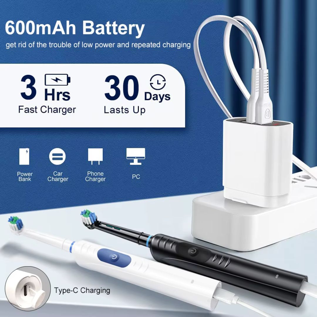 Rechargeable Electric Toothbrush with Timer