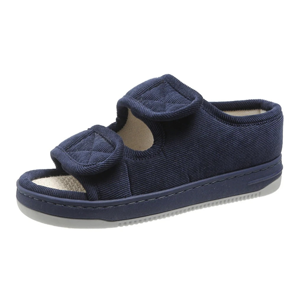 Adjustable Wide-Fit Comfort Sandals for Swollen Feet