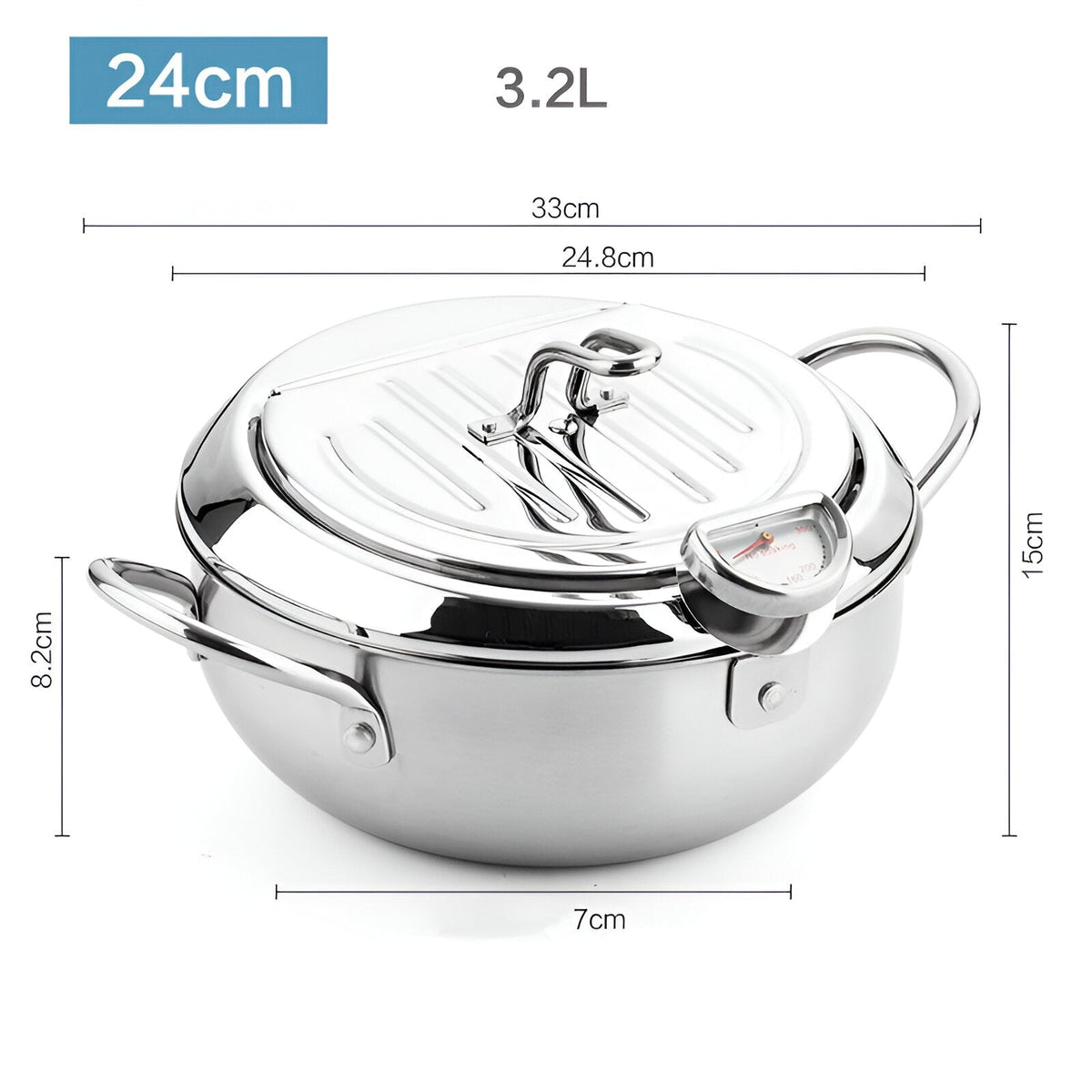 Deep Fryer Pot – Home Cooking Frying Pan