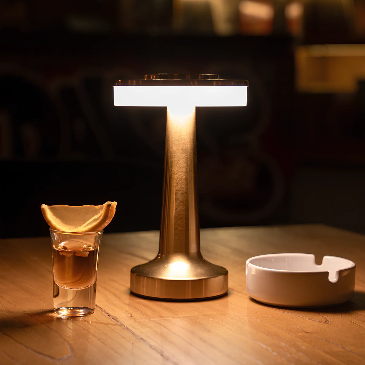 Portable Dimmable Table Lamp – Retro Cordless LED Light