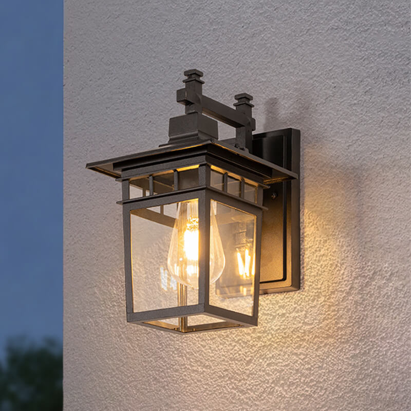 Outdoor Waterproof Lantern Wall Light