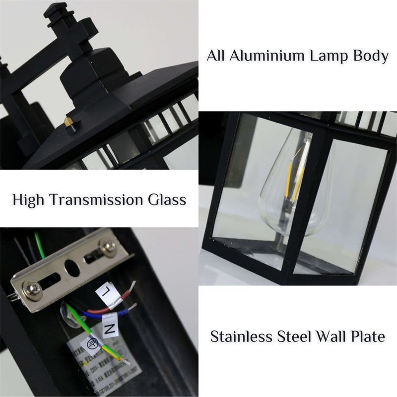 Outdoor Waterproof Lantern Wall Light