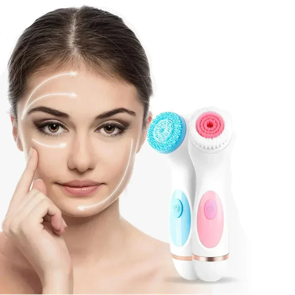 3-in-1 Sonic Facial Cleansing Brush