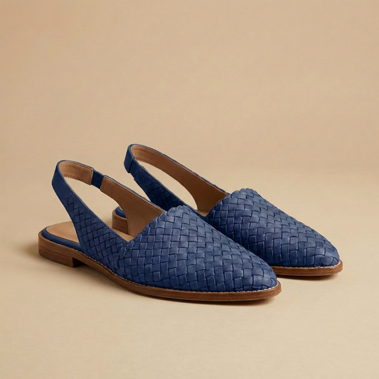 Capri Woven Slingback Flats for Women