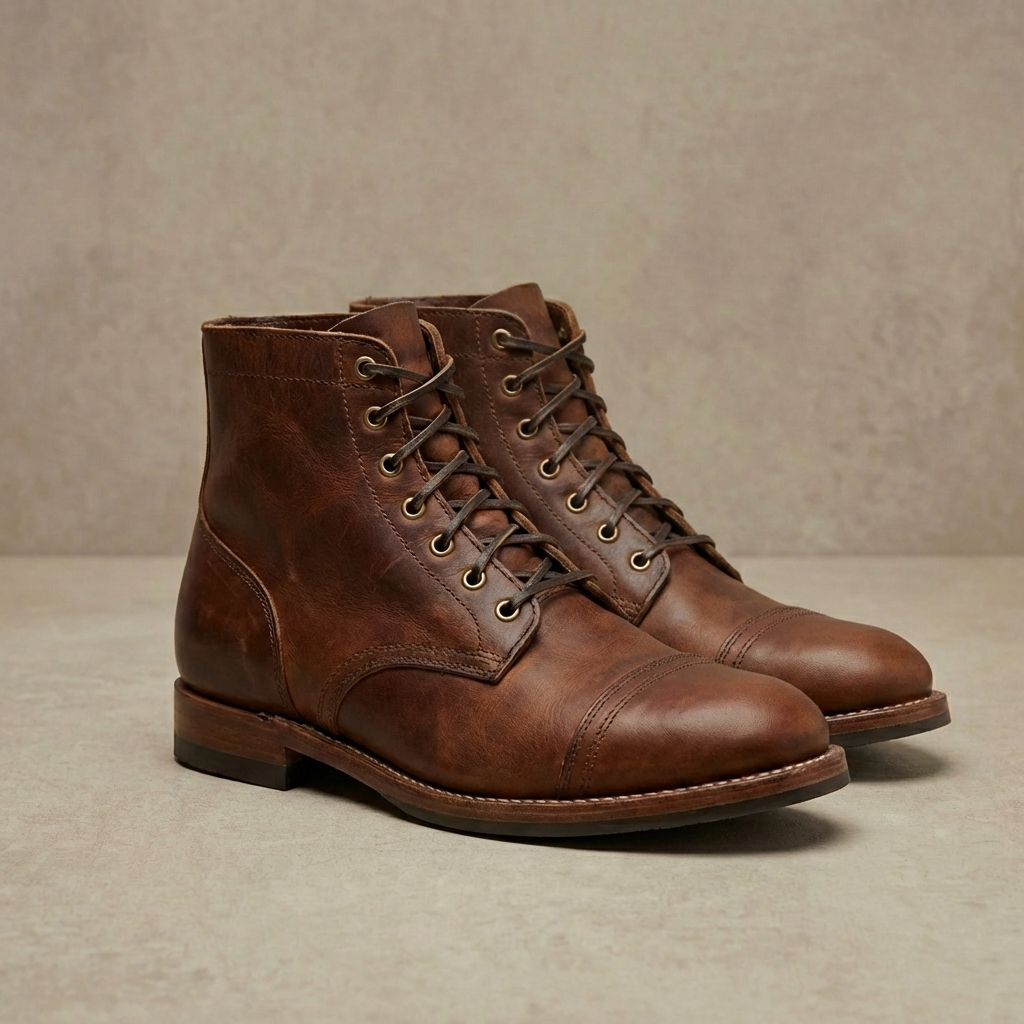 Men’s Stylish Boots – Classic Dress-Casual Fabric Ankle Boots