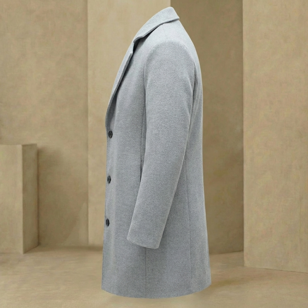 Men’s Wool Blend Winter Overcoat