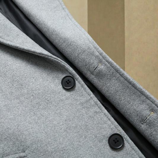 Men’s Wool Blend Winter Overcoat