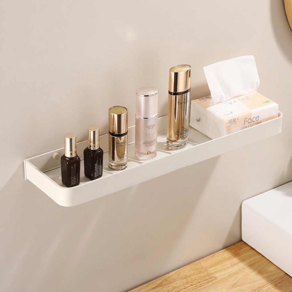 Aluminium Bathroom Wall Shelf