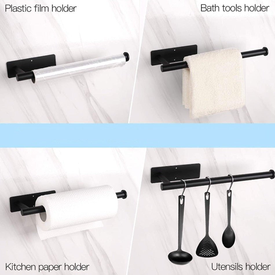 Wall-Mounted Stainless Steel Paper Towel Holder