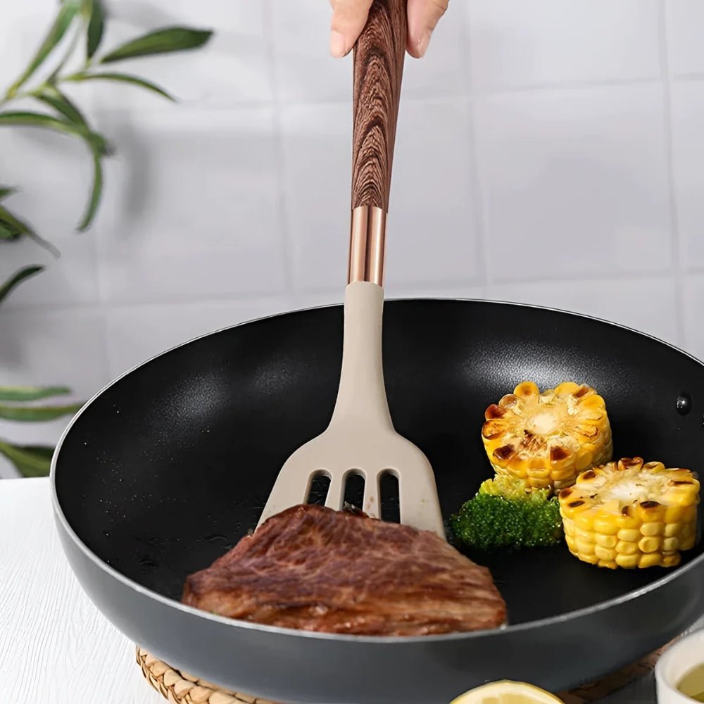 Ten-Piece Silicone Kitchen Utensil Set
