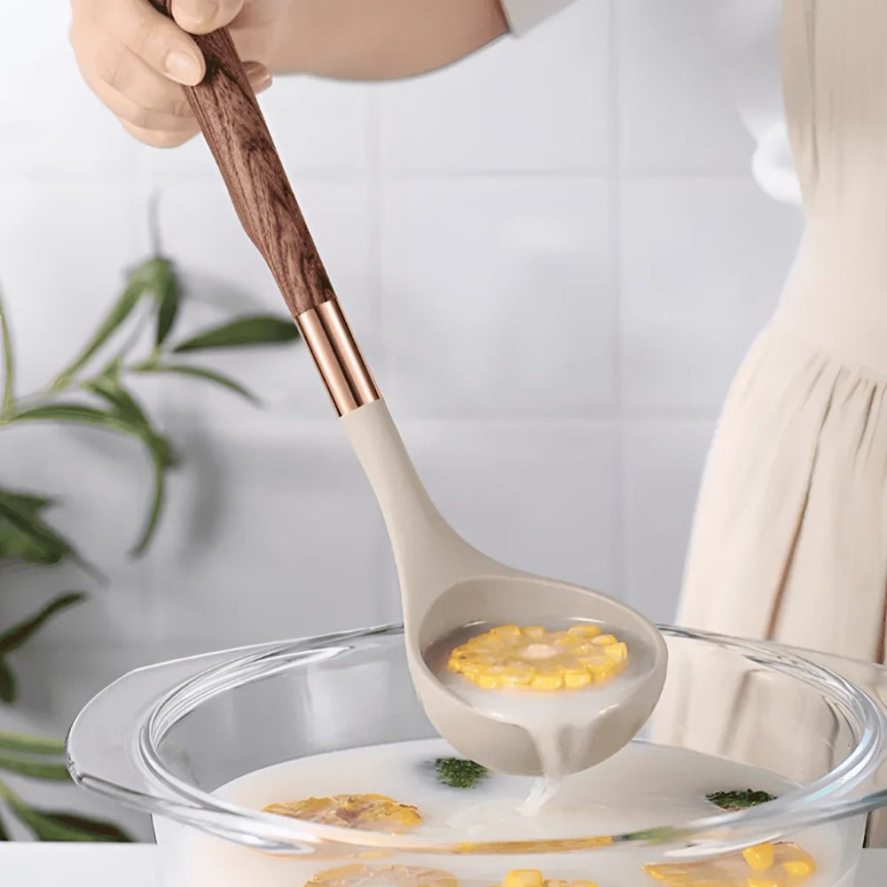 Ten-Piece Silicone Kitchen Utensil Set