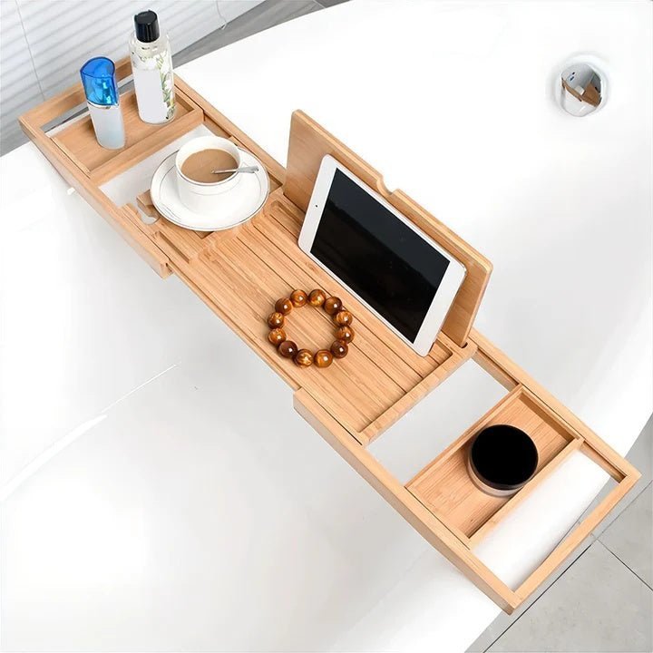 Extendable Bamboo Bath Tray