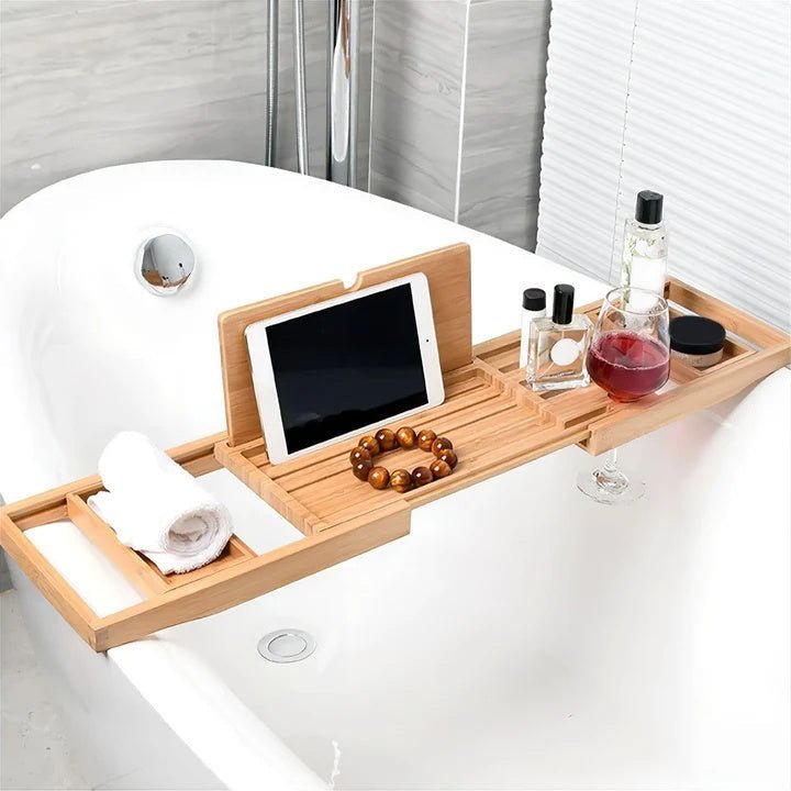 Extendable Bamboo Bath Tray