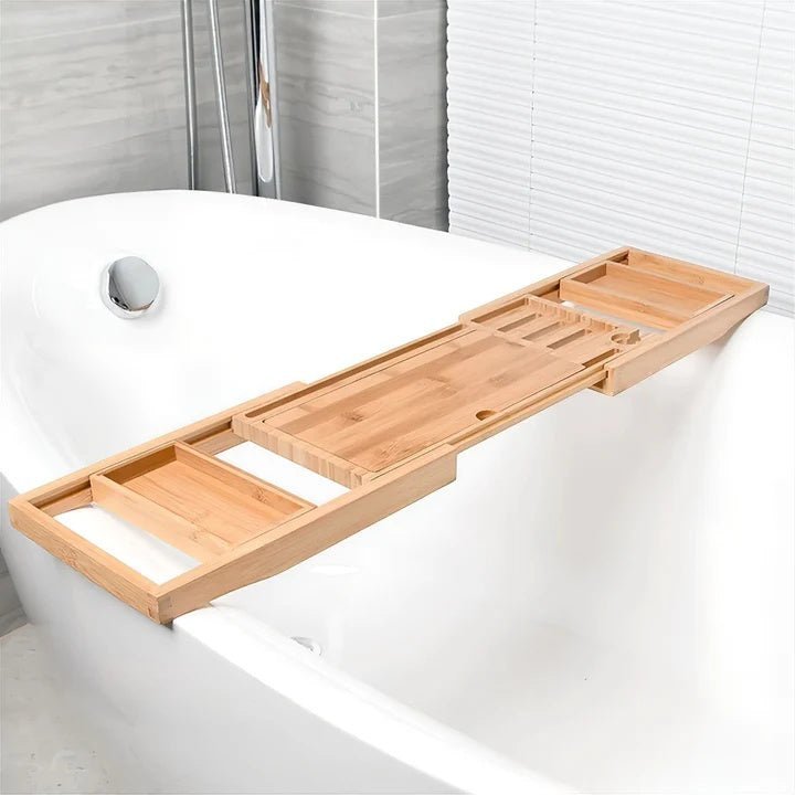 Extendable Bamboo Bath Tray
