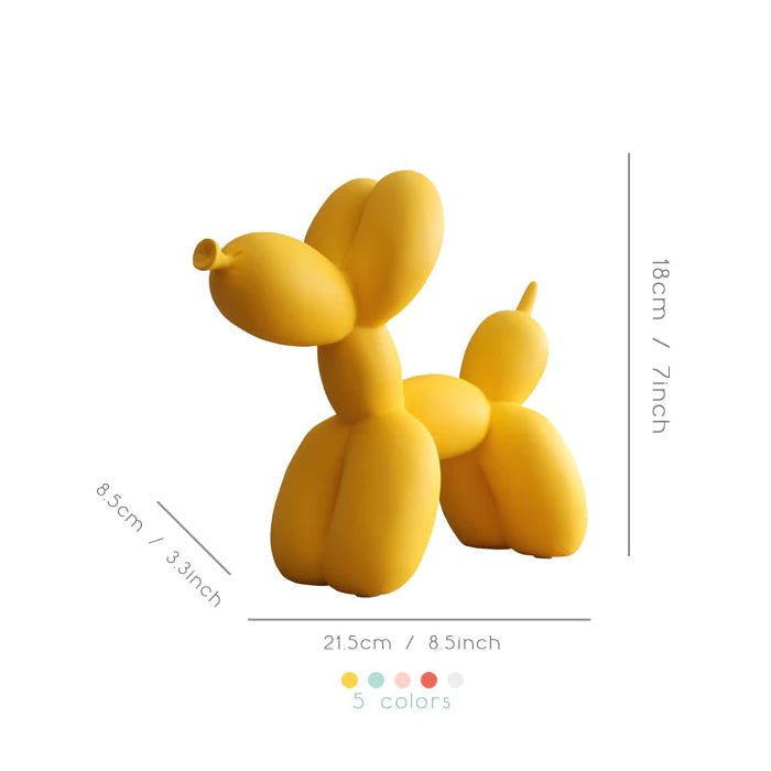 Resin Balloon Dog Sculpture