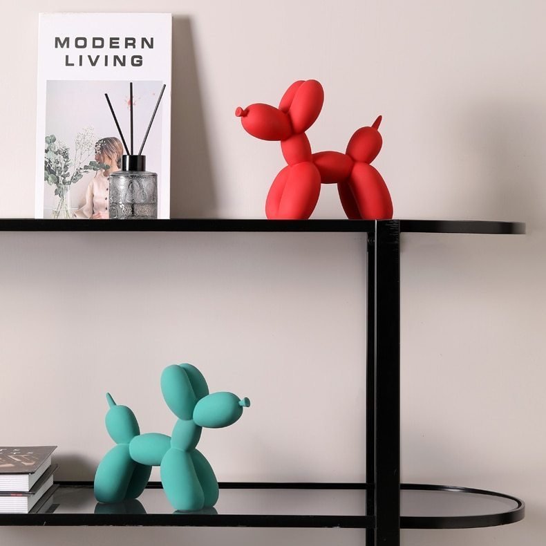 Resin Balloon Dog Sculpture