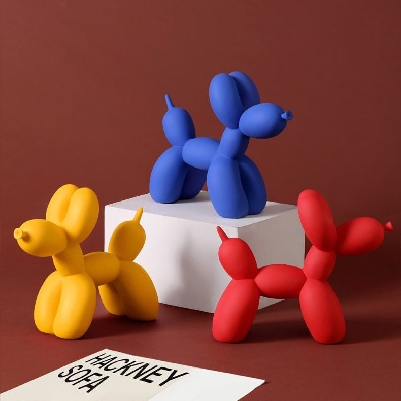 Resin Balloon Dog Sculpture