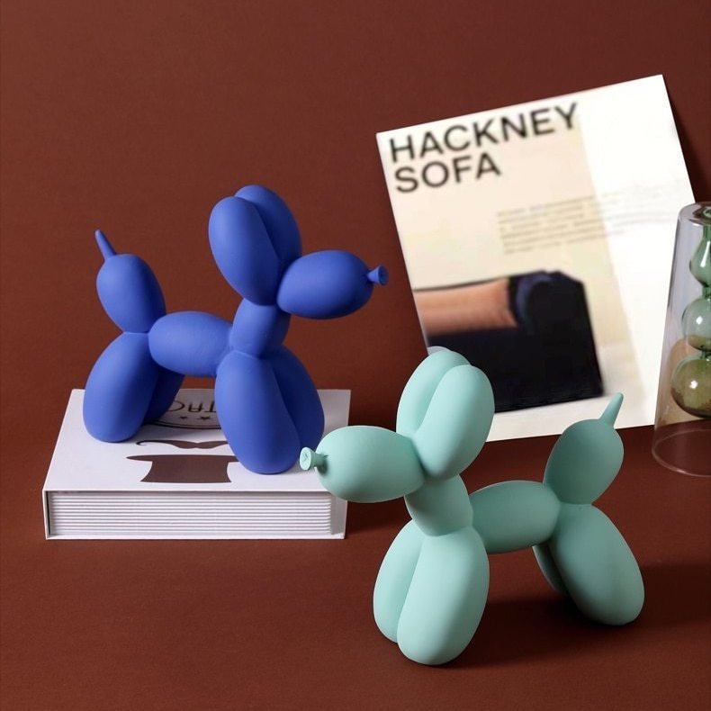 Resin Balloon Dog Sculpture