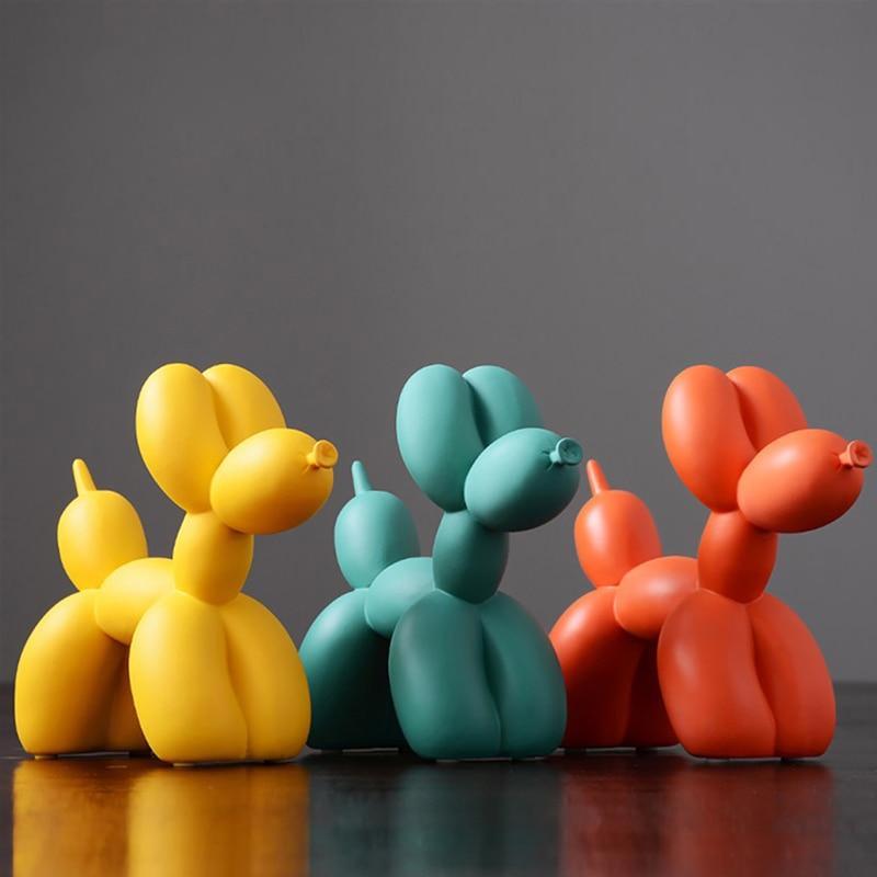 Resin Balloon Dog Sculpture