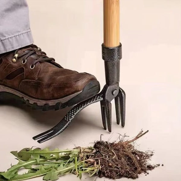 Four-Claw Stand-Up Weed Puller