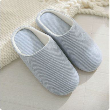 Women’s Ultra-Soft Cotton House Slippers – Non-Slip Cushioned EVA Foam Slides