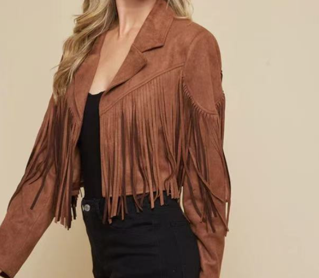 Women's Fringe Statement Jacket