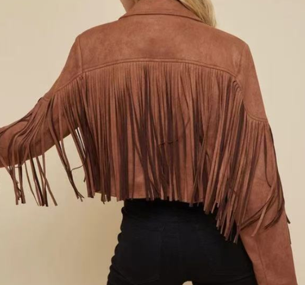 Women's Fringe Statement Jacket