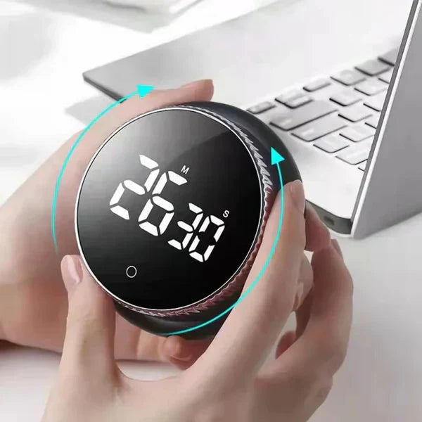 Portable Desktop Productivity Timer – Magnetic Digital Visual Countdown Clock