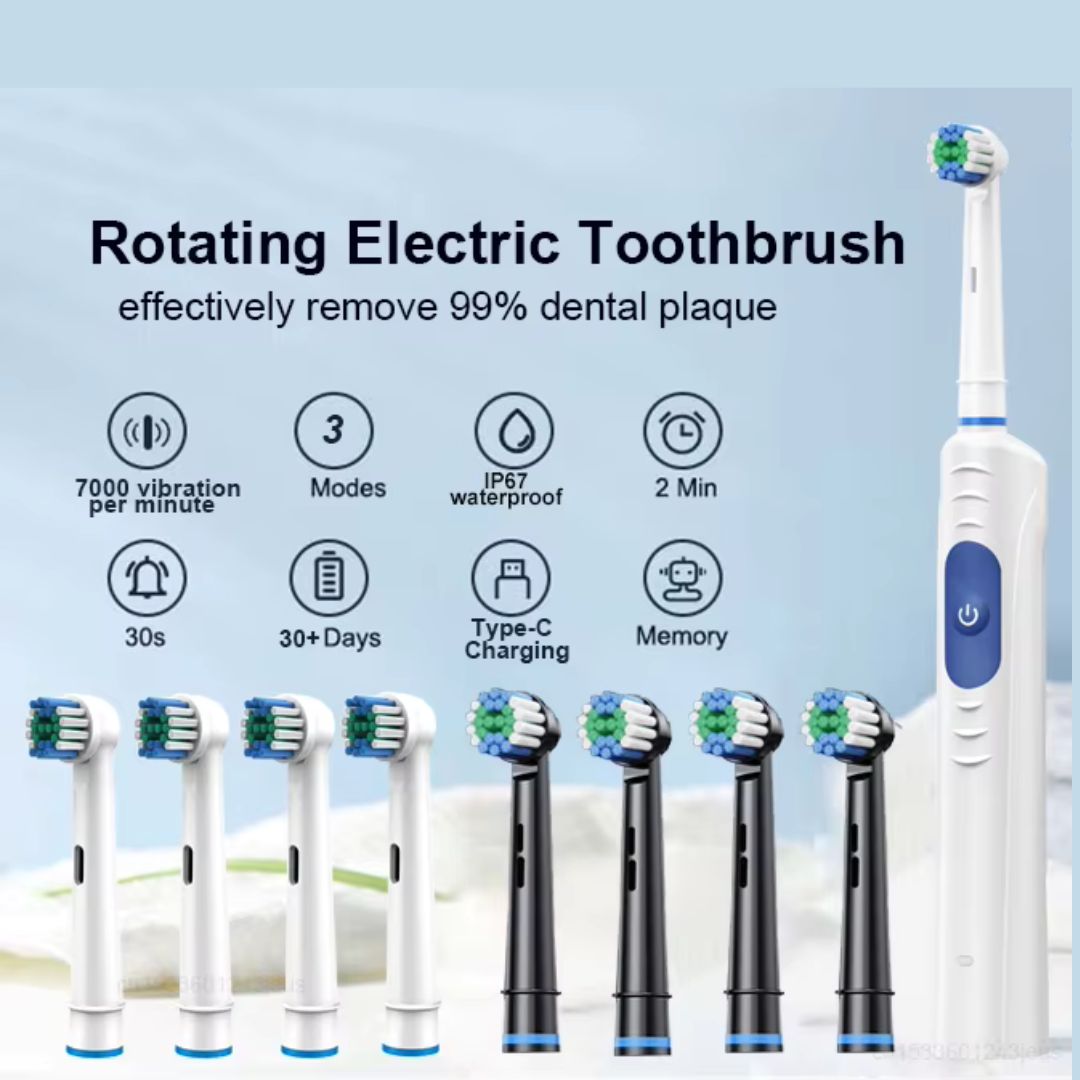 Rechargeable Electric Toothbrush with Timer