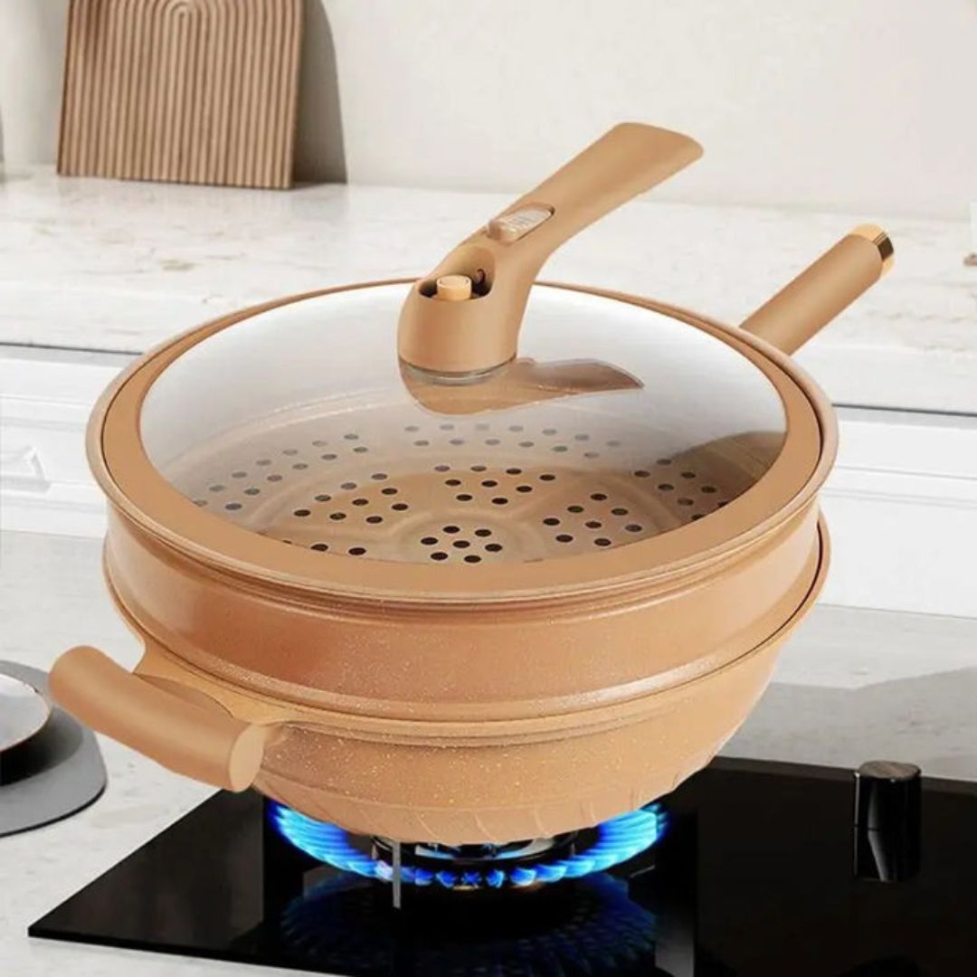 Iron Cooking Wok – Versatile Stir-Fry Pan