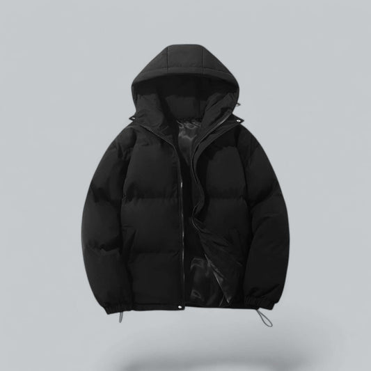 Men's Warm Winter Parka Coat – Windproof Adjustable Hood