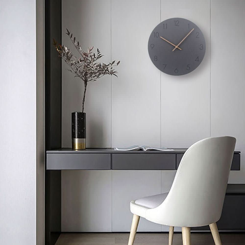 Minimalist Scandinavian Silent Wall Clock