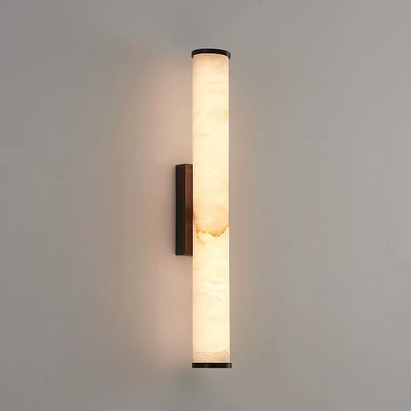 Modern Marble-Effect LED Wall Sconce