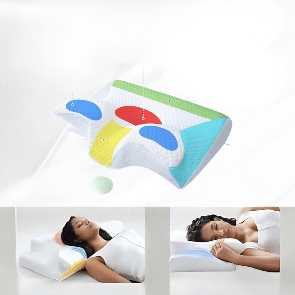 Ergonomic Orthopedic Memory Foam Pillow – Neck Support
