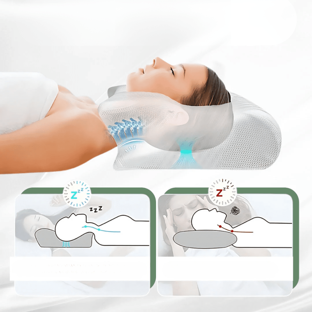 Ergonomic Orthopedic Memory Foam Pillow – Neck Support
