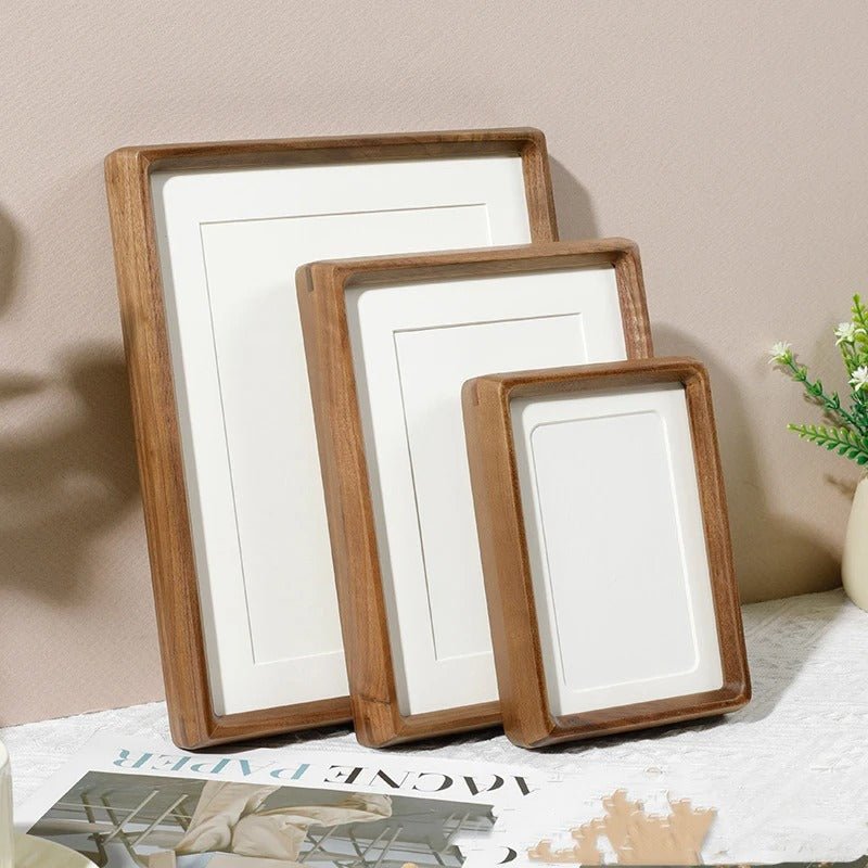 Wood Photo Frame in Walnut or Sandalwood Finish
