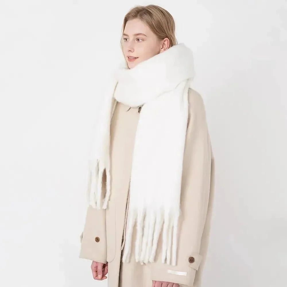 Women’s Soft Cotton Blend Scarf – Warm Winter Wrap