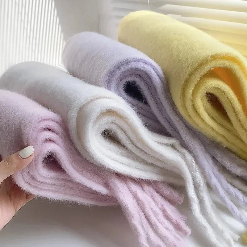 Women’s Soft Cotton Blend Scarf – Warm Winter Wrap
