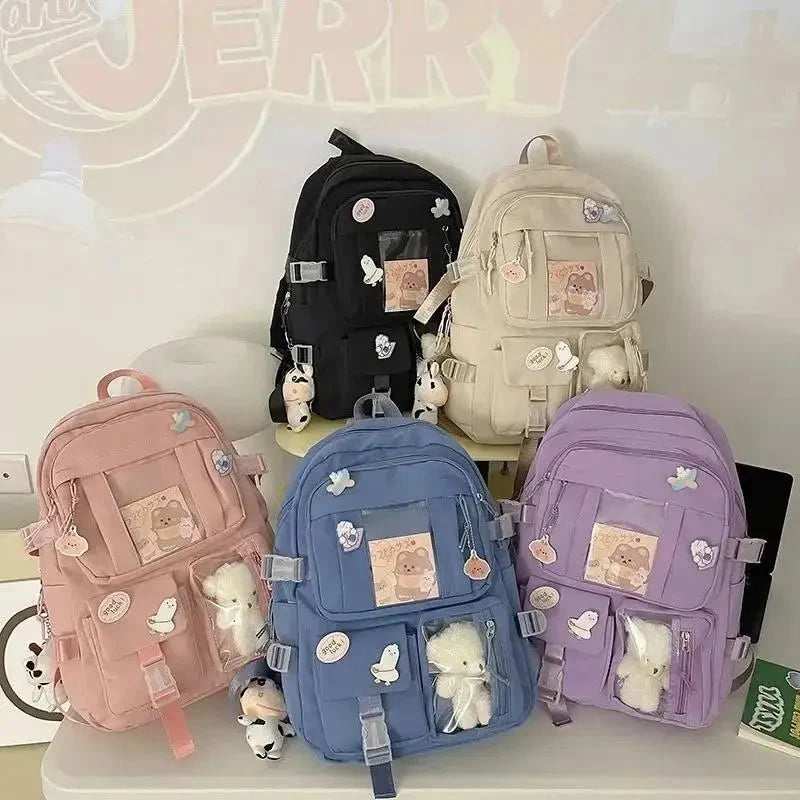 15.6" Laptop School Backpack – Padded Campus Rucksack