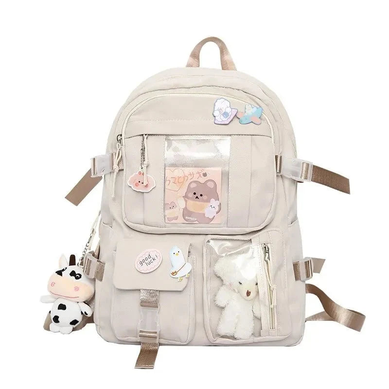 15.6" Laptop School Backpack – Padded Campus Rucksack