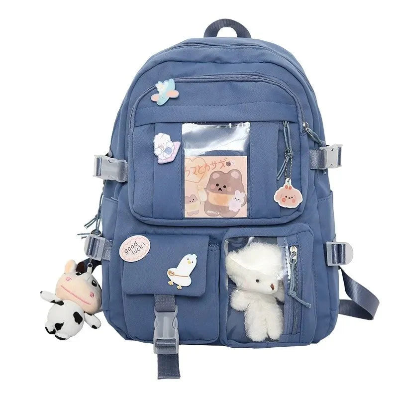 15.6" Laptop School Backpack – Padded Campus Rucksack