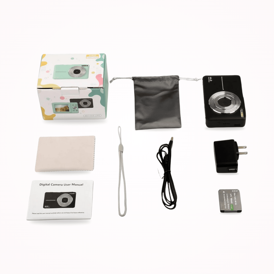 Retro Digital Camera with 32GB Storage