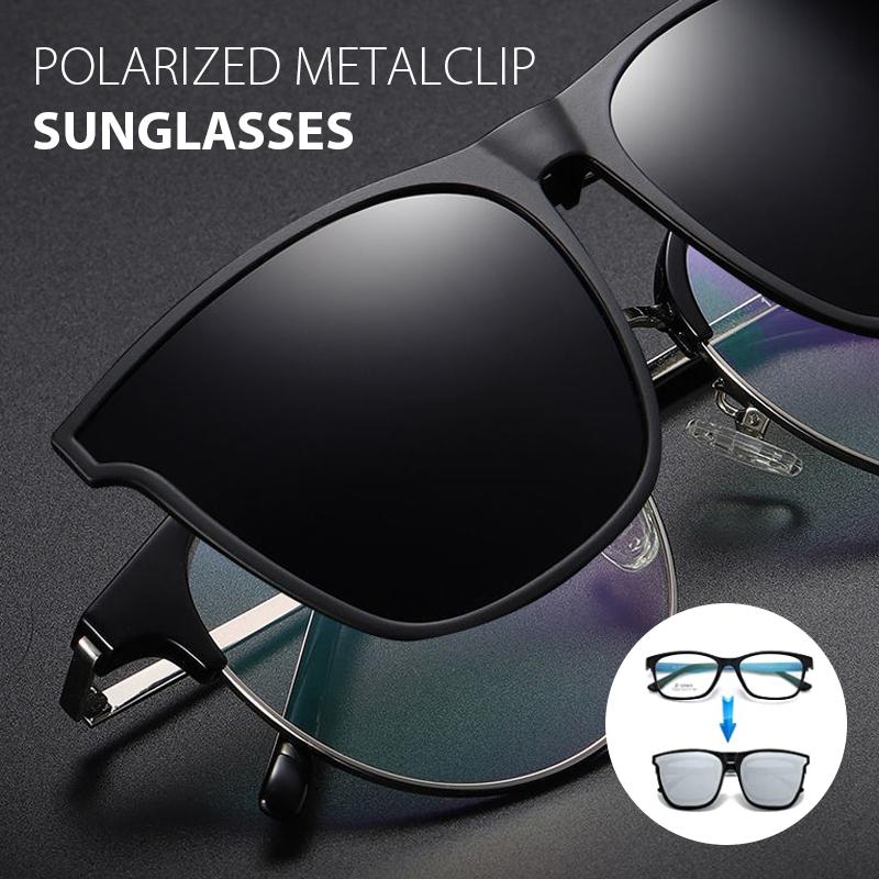 Polarised Clip-On Flip-Up Sunglasses – For Glasses