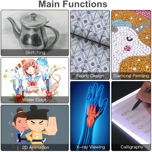 LED Tracing Light Pad – A3, A4 & A5 Drawing Board