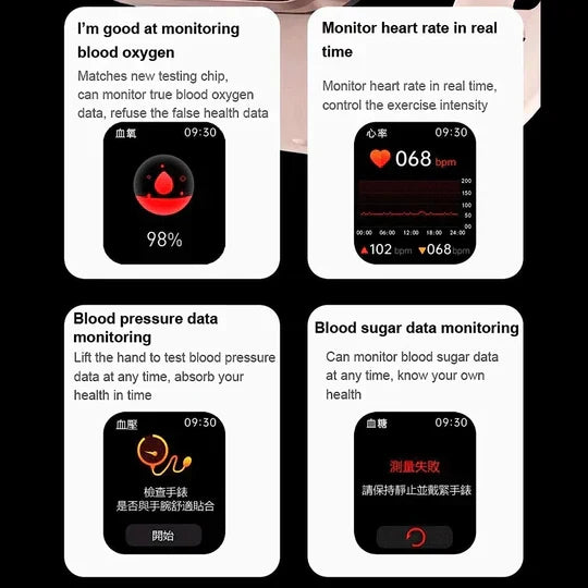 Smart Fitness Watch with Activity & Sleep Tracking