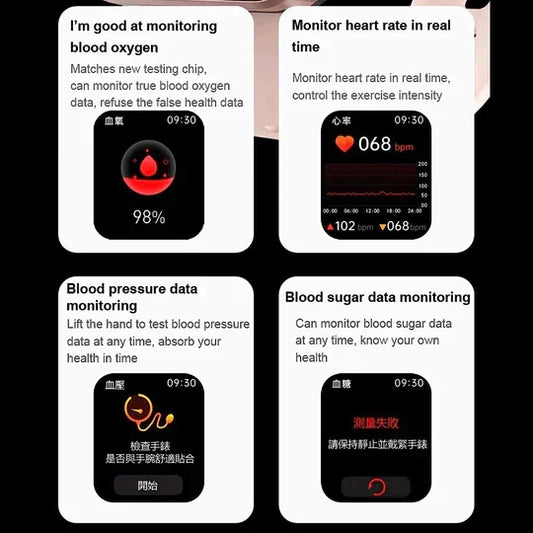 Smart Fitness Watch with Activity & Sleep Tracking