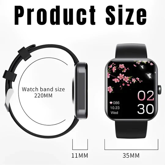 Smart Fitness Watch with Activity & Sleep Tracking